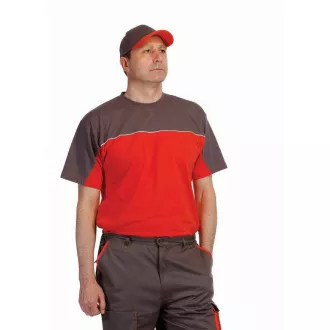 DESMAN T-Shirt grau / orange M
