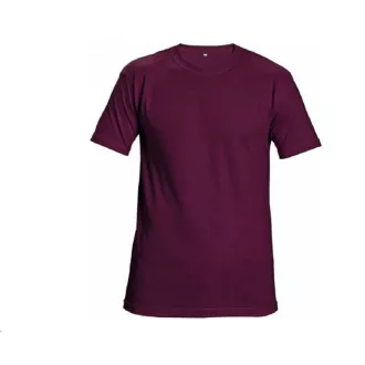 TEESTA T-Shirt bordeauxrot XS