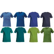 TEESTA T-Shirt dunkelblau L
