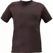 TEESTA T-Shirt dunkelbraun XS