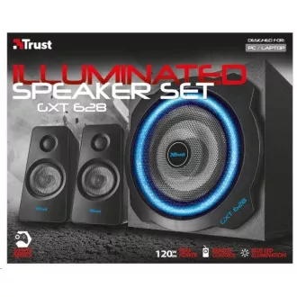 TRUST 2.1 GXT 628 2.1 Beleuchtetes Lautsprecherset Limited Edition Lautsprecher - schwarz, schwarz