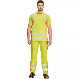 LATTON HV T-Shirt gelb / orange S