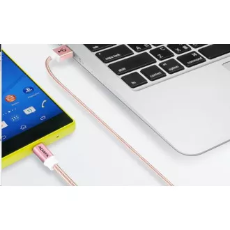 ADATA Micro-USB-Kabel - USB A 2.0, 100cm, rosa ADATA Micro-USB-Kabel - USB A 2.0, 100cm, rosa