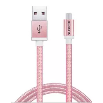 ADATA Micro-USB-Kabel - USB A 2.0, 100cm, rosa ADATA Micro-USB-Kabel - USB A 2.0, 100cm, rosa