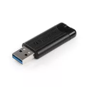 VERBATIM Flash Disk 256GB PinStripe USB 3.0, schwarz