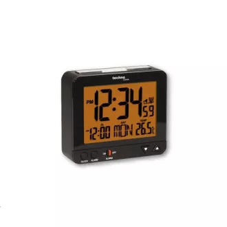 TechnoLine WT 195 - Digitaler Wecker schwarz mit Thermometer