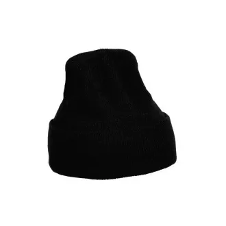 MESCOD Strickmütze schwarz 74g L