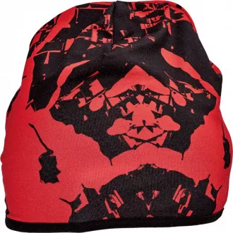 KIRWEE Strickmütze schwarz / grau XL / XXL