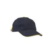 KNOXFIELD Baseballcap schwarz / gelb
