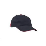 KNOXFIELD Baseballcap schwarz / rot