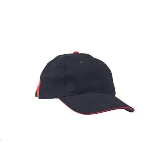 KNOXFIELD Baseballcap schwarz / rot