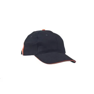 KNOXFIELD Baseballcap schwarz / orange