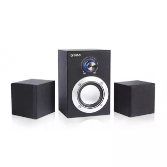 Crono CS-2106C - Lautsprecher 2.1, 10 W, schwarz Crono CS-2106C - Lautsprecher 2.1, 10 W, schwarz