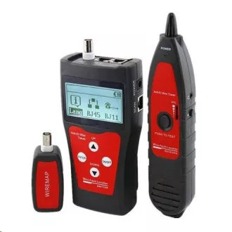LAN Kabeltester TLCD76 mit LCD, Koax, Cat3/Cat5E/Cat6, UTP/STP, USB, Sonde LAN Kabeltester TLCD76 mit LCD, Koax, Cat3/Cat5E/Cat6, UTP/STP, USB, Sonde
