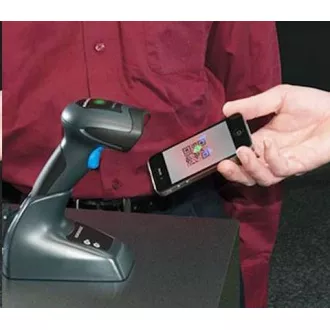 DataLogic-Funkleser QuickScan I QM2131, 1D-Sensor + Sockel, USB-KIT