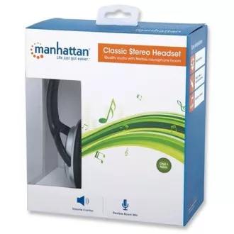 MANHATTAN Klassisches Stereo-Headset MANHATTAN Klassisches Stereo-Headset