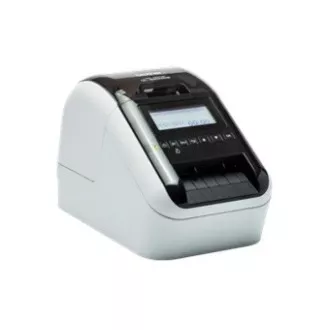 BROTHER Etikettendrucker QL-820NWBc - 62mm, thermisch, USB, RS232, WIFI, LAN, Profi / nach Kauf DK-22251 rot drucken