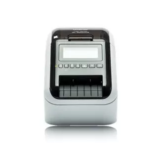 BROTHER Etikettendrucker QL-820NWBc - 62mm, thermisch, USB, RS232, WIFI, LAN, Profi / nach Kauf DK-22251 rot drucken