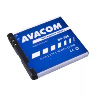 AVACOM Handyakku Nokia N81, 6500 Slide Li-Ion 3, 7V 950mAh (Ersatz BP-5M)