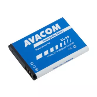 AVACOM Handyakku Nokia 3220, 6070, Li-Ion 3, 7V 890mAh (Ersatz BL-5B)
