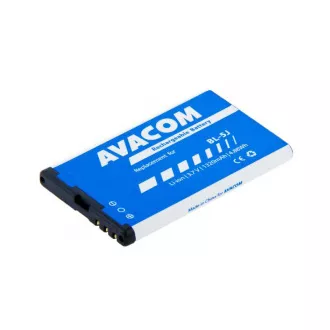 AVACOM Handyakku Nokia 5230, 5800, X6 Li-Ion 3, 7V 1320mAh (Ersatz BL-5J)