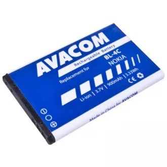 AVACOM Handyakku Nokia 6300 Li-Ion 3, 7V 900mAh (Ersatz BL-4C)