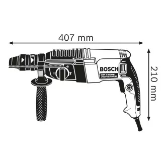 BOSCH GBH 2-26 DFR, Bohrhammer mit SDS plus, 800 W, 3 J Schlagkraft, 4 - 26 mm BOSCH GBH 2-26 DFR, Bohrhammer mit SDS plus, 800 W, 3 J Schlagkraft, 4 - 26 mm
