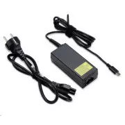 ACER 45W_USB Typ C Adapter, Schwarz - für Geräte mit USB C, EU NETZKABEL (EINZELVERKAUF)