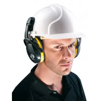 ED 2CKopfhörer-HelmEAR DEFENDER gelb
