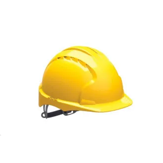 JSP EVO3 Helm unbelüftet gelb