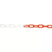 JSP Kette Kunststoff 6mm / 25m rot / weiß
