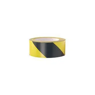 JSP Warnband schwarz / gelb 500 m