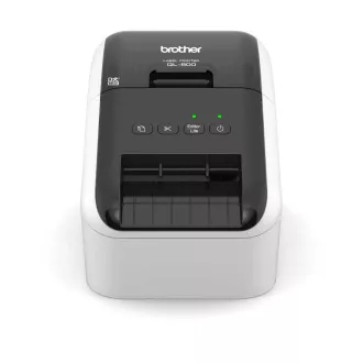 BROTHER Etikettendrucker QL-800 - 62mm, Thermodruck, USB, Profi. Etikettendrucker / nach Kauf DK-22251 Druck rot / - Unverpackt