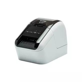 BROTHER Etikettendrucker QL-800 - 62mm, Thermodruck, USB, Profi. Etikettendrucker / nach Kauf DK-22251 Druck rot / - Unverpackt