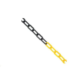 JSP Kette Kunststoff 6mm / 25m schwarz / gelb JSP Kette Kunststoff 6mm / 25m schwarz / gelb
