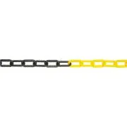 JSP Kette Kunststoff 6mm / 25m schwarz / gelb