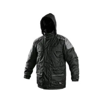 Herren Winterjacke FREMONT, schwarz-grau, Größe S Herren Winterjacke FREMONT, schwarz-grau, Größe S