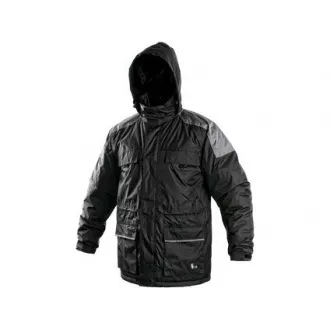 Herren Winterjacke FREMONT, schwarz-grau, Gr. 3XL Herren Winterjacke FREMONT, schwarz-grau, Gr. 3XL