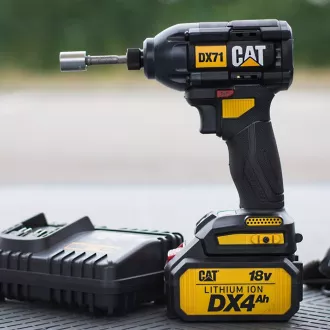 Caterpillar Carbonless 2in1 Set, Schlagbohrmaschine und Schlagschrauber,