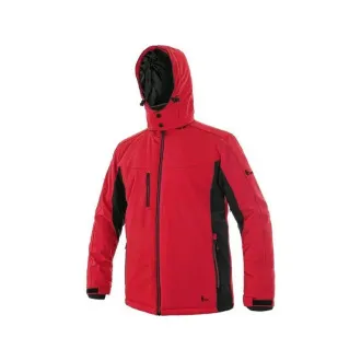 Jacke CXS VEGAS, Winter, Herren, rot-schwarz, Größe 4.5 mm, w/r. S