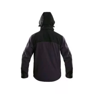 FRANCISCO Herrenjacke, grau-schwarz, Größe M