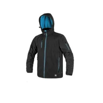 Jacke DURHAM, Herren, schwarz-blau, Grössen. L
