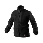 Herren Fleecejacke OTAWA, schwarz, Größe XL