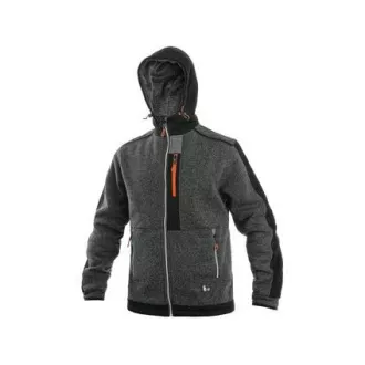 Jacke CXS INDIANAPOLIS, Herren, grau - schwarz - orange, Größe S