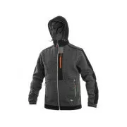 Jacke CXS INDIANAPOLIS, Herren, grau - schwarz - orange, Größe 2XL