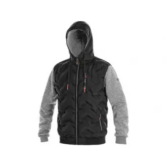 Jacke CXS FLINT, Herren, schwarz - grau, Gr. 2XL