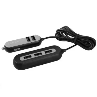 AVACOM CarHUB KFZ-Ladegerät 5x USB-Ausgang, schwarz AVACOM CarHUB KFZ-Ladegerät 5x USB-Ausgang, schwarz