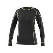 REWARD-T-Shirt, Funktionsshirt, langärmelig, Damen, schwarz-grün, Größe S