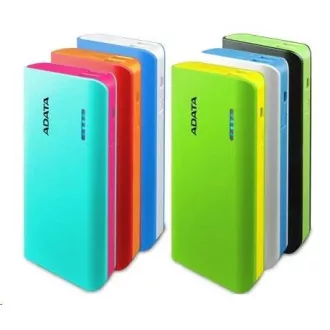 ADATA PowerBank PT100 - externer Akku für Handy / Tablet 10000mAh, rot / orange