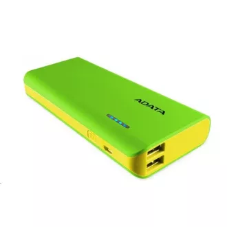 ADATA PowerBank PT100 - externer Akku für Handy/Tablet 10000mAh, grün/gelb ADATA PowerBank PT100 - externer Akku für Handy/Tablet 10000mAh, grün/gelb